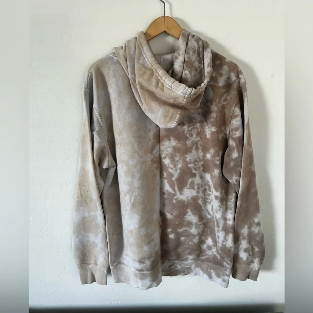 Santa Cruz Tie-Dye Sun & Moon Graphic Hoodie - Beige & White - Picture 3 of 3